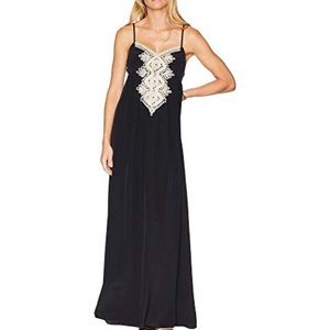 Lilly Pulitzer Kelsea Silk Maxi Dress in Black